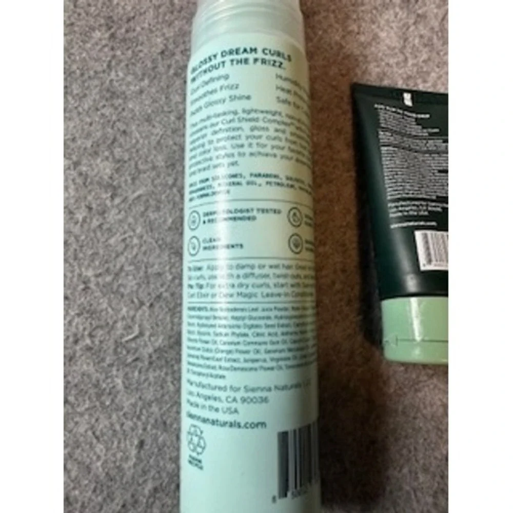 Sienna Naturals Dream Curl Mousse HAPI Shampoo Untangled Detangler Set 3pc New